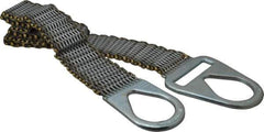 Lift-All - 6' Long x 4" Wide, 4,800 Lb Vertical Capacity, Steel Web Sling - 4,800 Lb Choker Capacity - Eagle Tool & Supply