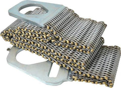 Lift-All - 8' Long x 6" Wide, 7,200 Lb Vertical Capacity, Steel Web Sling - 7,200 Lb Choker Capacity - Eagle Tool & Supply