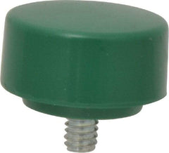 NUPLA - 1-1/4" Face Diam, Grade Tough, Green Soft Face Hammer Tip - 0.4 oz Head, Plastic - Eagle Tool & Supply