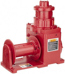 THERN - 2,000 Lbs. Cable Limit Pneumatic Dura-Hoist Winch - 50 Ft. Cable Long - Eagle Tool & Supply
