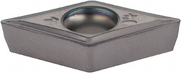 Iscar - DCMT3-1 SM Grade IC907 Carbide Turning Insert - 55° Diamond, 3/8" Inscr Circle, 5/32" Thick, 1/64" Corner Radius - Eagle Tool & Supply