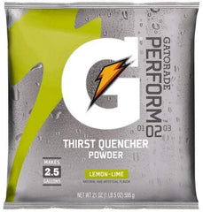 Gatorade - 21 oz Pack Lemon-Lime Activity Drink - Powdered, Yields 2.5 Gal - Eagle Tool & Supply