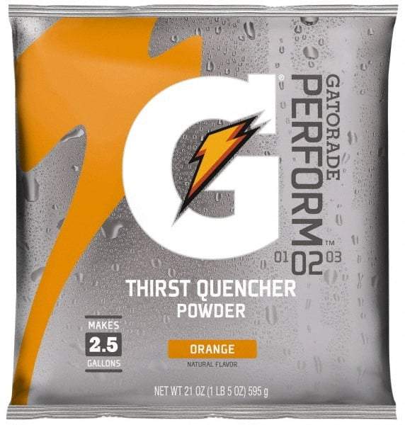 Gatorade - 21 oz Pack Orange Activity Drink - Powdered, Yields 2.5 Gal - Eagle Tool & Supply