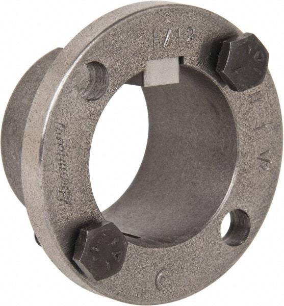 Browning - 1-1/2" Bore, 3/8" Wide Keyway, 3/16" Deep Keyway, H Sprocket Bushing - 1.57 to 1-5/8" Outside Diam, For Use with Split Taper Sprockets & Sheaves - Eagle Tool & Supply