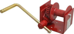 THERN - 750/340 Lbs. Load Limit Worm Gear Hand Winch - 750 Lbs. Line Pull Capacity, 21 Lbs. Force to Lift 1,000 Pounds, 3/16 inch Cable Diameter - Eagle Tool & Supply