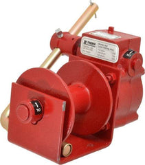 THERN - 1000/400 Lbs. Load Limit Worm Gear Hand Winch - 1,000 Lbs. Line Pull Capacity, 34 Lbs. Force to Lift 1,000 Pounds, 3/16 inch Cable Diameter - Eagle Tool & Supply