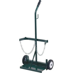 Harper Trucks - 39-1/2" OAH Hand Truck - Single Grip Handle, Semi-Pneumatic Wheels - Eagle Tool & Supply