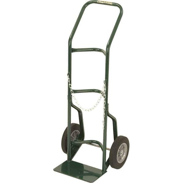 Harper Trucks - 48" OAH Hand Truck - Swept Back Handle, Solid Rubber Wheels - Eagle Tool & Supply