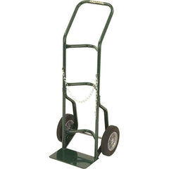 Harper Trucks - 48" OAH Hand Truck - Swept Back Handle, Solid Rubber Wheels - Eagle Tool & Supply