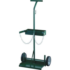 Harper Trucks - 43-1/2" OAH Hand Truck - Single Grip Handle, Semi-Pneumatic Wheels - Eagle Tool & Supply