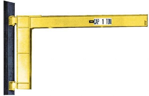 Value Collection - 1,000 Lb Load Capacity, Steel Jib Crane - 14' Span - Eagle Tool & Supply