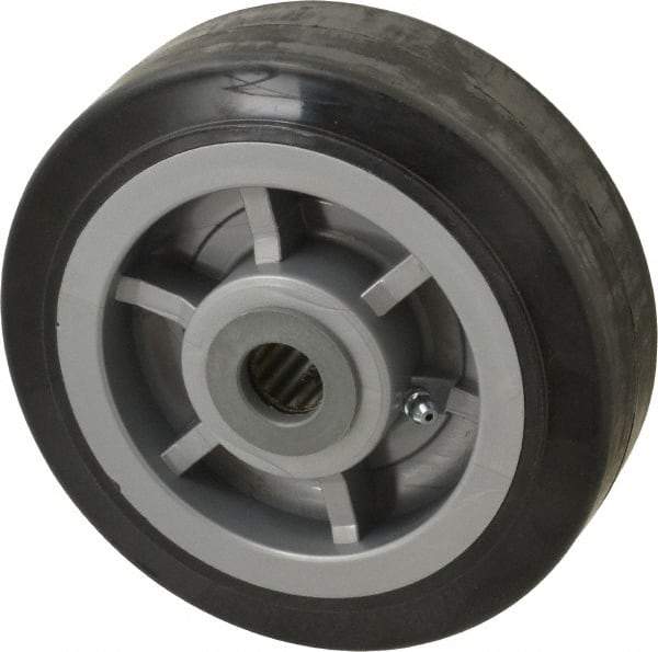 Fairbanks - 6 Inch Diameter x 2 Inch Wide, Polyurethane Caster Wheel - 750 Lb. Capacity, 2-3/16 Inch Hub Length, 3/4 Inch Axle Diameter, Roller Bearing - Eagle Tool & Supply