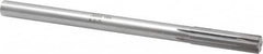 Made in USA - 0.605" Carbide-Tipped 6 Flute Chucking Reamer - Eagle Tool & Supply