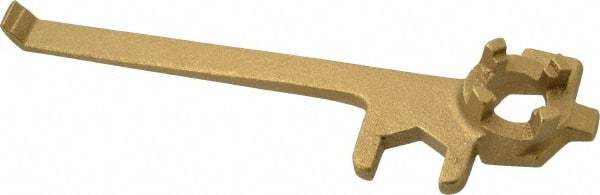 Value Collection - Bronze Drum Plug Wrench - For Use with Most Drum Plugs and Flammable Substances - Eagle Tool & Supply