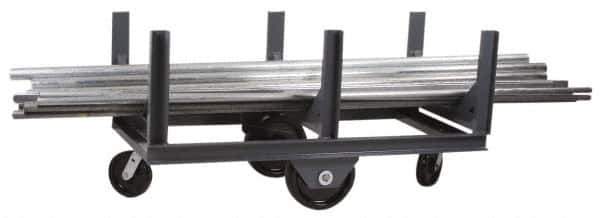 Made in USA - 10,000 Lb Capacity Bar Cradle Truck - 28" OAW - Eagle Tool & Supply