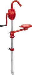 Wesco Industrial Products - Cast Iron Hand Operated Rotary Pump - Cast Iron, For Fuel Oil Products - Eagle Tool & Supply