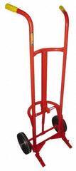 Wesco Industrial Products - 1,000 Lb Load Capacity, 55 Gal Drum Hand Truck - 23-3/4" Wide x 60" High, 2 Wheels - Eagle Tool & Supply