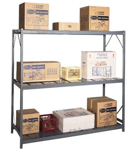 Edsal - 1,700 Lb Capacity Bulk Storage Shelf Beam Kit - 72" Wide - Eagle Tool & Supply