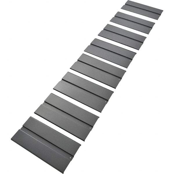 Edsal - 96" Wide, Open Shelving Ribbed Steel Decking - 48" Deep, Use with Edsal System II - Eagle Tool & Supply