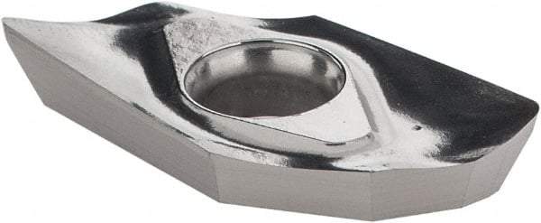 Iscar - HM90 APCR160508 P Grade IC28 Carbide Milling Insert - Uncoated, 0.1862" Thick, 0.8mm Corner Radius - Eagle Tool & Supply