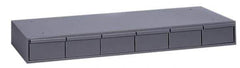 Durham - 6 Drawer, Small Parts Steel Storage Cabinet - 11-5/8" Deep x 33-3/4" Wide x 4" High - Eagle Tool & Supply