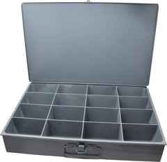 Durham - 16 Compartment Small Steel Storage Drawer - 18 Inches Wide x 12 Inches Deep - Eagle Tool & Supply