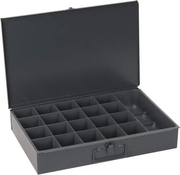 Durham - 21 Compartment Small Steel Storage Drawer - 18 Inches Wide x 12 Inches Deep - Eagle Tool & Supply