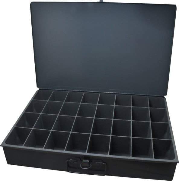 Durham - 32 Compartment Small Steel Storage Drawer - 18 Inches Wide x 12 Inches Deep - Eagle Tool & Supply