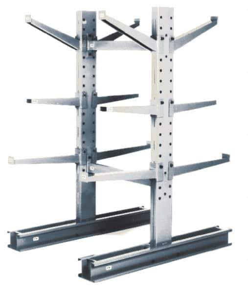 Made in USA - 24 Inches Long, Medium Duty, Incline Arm - Without Lip, 600 Lb. Load Limit - Eagle Tool & Supply