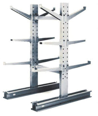 Made in USA - 24 Inches Long, Medium Duty, Incline Arm - Without Lip, 600 Lb. Load Limit - Eagle Tool & Supply