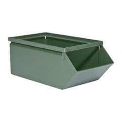 Stackbin - Size 2, Open End Bin - 15-1/2" Long x 7-1/2" Wide x 6" High, 12-1/4" Bottom Length - Eagle Tool & Supply