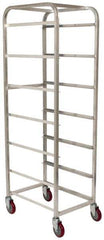 Win-Holt - 19" Wide x 27" Long x 71" High Tote Cart - 6 Slot, 6 Tote, Aluminum - Eagle Tool & Supply