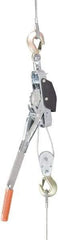 Mini-Mule - 2,000 Lb Lifting Capacity, 12' Lift Height, Lever Hoist - Made from Wire Rope - Eagle Tool & Supply
