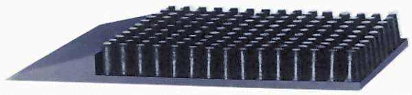 Notrax - 5 Ft. Long x 3 Ft. Wide, SBR Rubber Surface, Bristle Surface Entrance Matting - 5/8 Inch Thick, Outdoor, SBR Rubber, Black, 4 Edged Side, Series 345 - Eagle Tool & Supply
