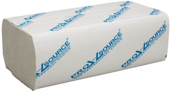 PRO-SOURCE - 1 Ply White Multi-Fold Paper Towels - 9" Wide - Eagle Tool & Supply