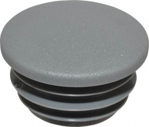 Kee - 1" Pipe, Plastic Plug Pipe Rail Fitting - Gray - Eagle Tool & Supply