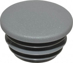 Kee - 1" Pipe, Plastic Plug Pipe Rail Fitting - Gray - Eagle Tool & Supply