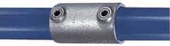 Kee - 3/4" Pipe, Malleable Iron Straight Coupling Pipe Rail Fitting - Galvanized Finish - Eagle Tool & Supply