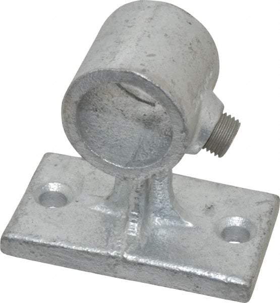 Kee - 3/4" Pipe, Malleable Iron Rail Support Pipe Rail Fitting - Galvanized Finish - Eagle Tool & Supply