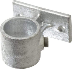 Kee - 1-1/2" Pipe, Malleable Iron Rail Support Pipe Rail Fitting - Galvanized Finish - Eagle Tool & Supply