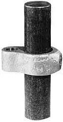 Kee - 3/4" Pipe, Malleable Iron Gate Hinge Fitting - Galvanized Finish - Eagle Tool & Supply
