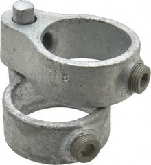 Kee - 1-1/2" Pipe, Malleable Iron Gate Hinge Fitting - Galvanized Finish - Eagle Tool & Supply