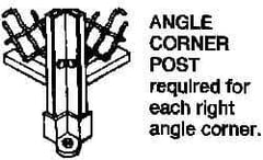 Folding Guard - Temporary Structure Floor Socket - For Temporary Structures - Eagle Tool & Supply