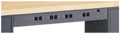 Edsal - Workbench & Workstation Power Center - Use with Edsal 72" Long Modular Workstations - Eagle Tool & Supply