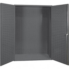 Durham - Storage Cabinet - Steel, 36" Wide x 24" Deep x 72" High, Gray - Eagle Tool & Supply