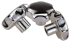 KIPP - 1.96" Head Diam, 7 Point Lobed Knob - 3/8-16 Hole, Stainless Steel - Eagle Tool & Supply