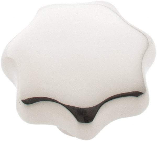 KIPP - 1-1/4" Head Diam, 7 Point Lobed Knob - 1/4" Hole, Stainless Steel - Eagle Tool & Supply