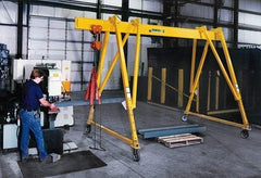 Spanco - 10,000 Lb Load Capacity Steel Gantry Crane - 15' Span - Eagle Tool & Supply