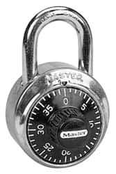 Master Lock - Locks Padlock - Steel, with Stainless Steel Finish - Eagle Tool & Supply