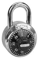 Master Lock - Locks Padlock - Steel, with Stainless Steel Finish - Eagle Tool & Supply